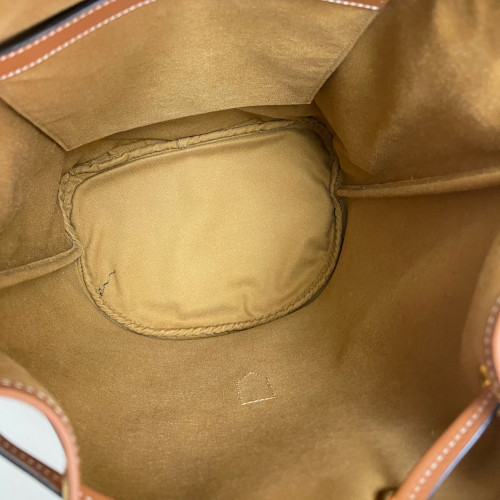 Celine Medium Folco Backpack Triomphe Tan Brown Black