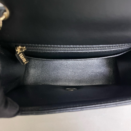 Chanel Quilted Mini Square Flap Lambskin Black Chanel Quilted Mini Square Flap Lambskin Black