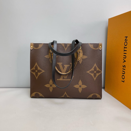 Louis Vuitton Onthego MM Reverse Monogram Giant Brown