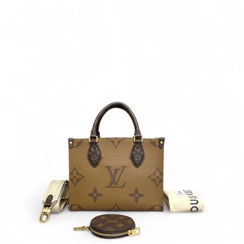 Louis Vuitton Onthego PM Reverse Monogram Giant Brown