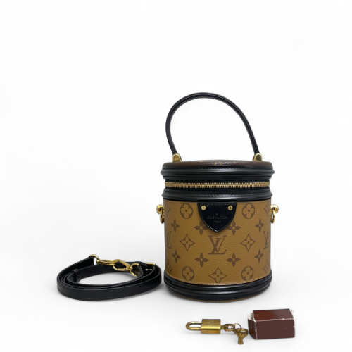 Louis Vuitton Cannes Reverse Monogram Brown Black