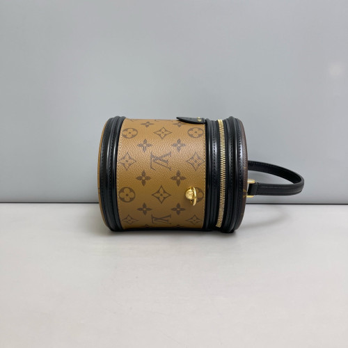 Louis Vuitton Cannes Reverse Monogram Brown Black