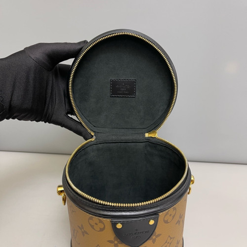 Louis Vuitton Cannes Reverse Monogram Brown Black
