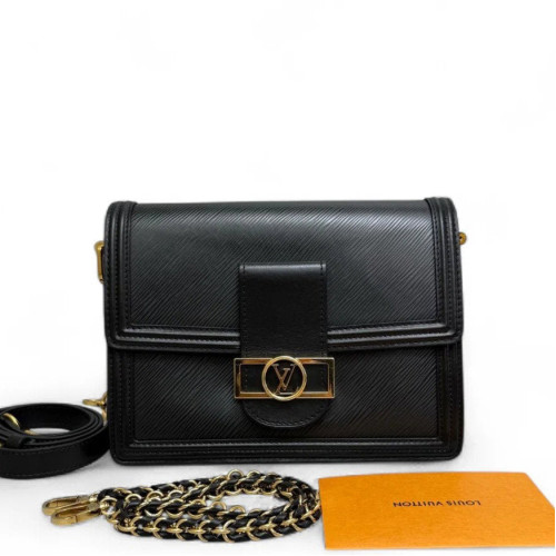 Louis Vuitton Dauphine MM Epi Black