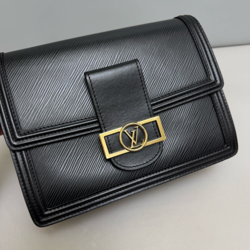 Louis Vuitton Dauphine MM Epi Black