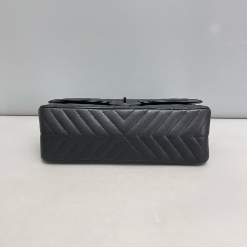 Chanel Chevron Quilted 2.55 226 Reissue Double Flap Calfskin Black