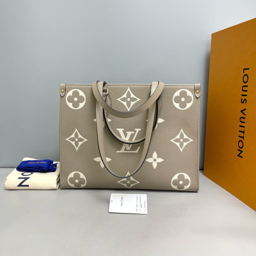Louis Vuitton Onthego MM Monogram Empreinte Giant Grey