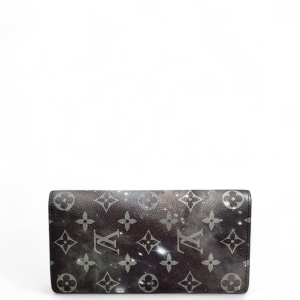Louis Vuitton Brazza Wallet Monogram Black Grey