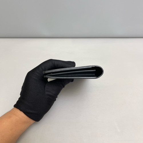 Louis Vuitton Brazza Wallet Monogram Black Grey Louis Vuitton Brazza Wallet Monogram Black Grey