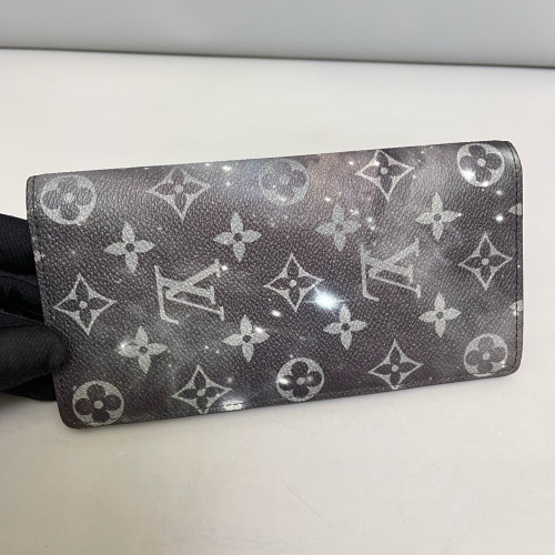Louis Vuitton Brazza Wallet Monogram Black Grey Louis Vuitton Brazza Wallet Monogram Black Grey