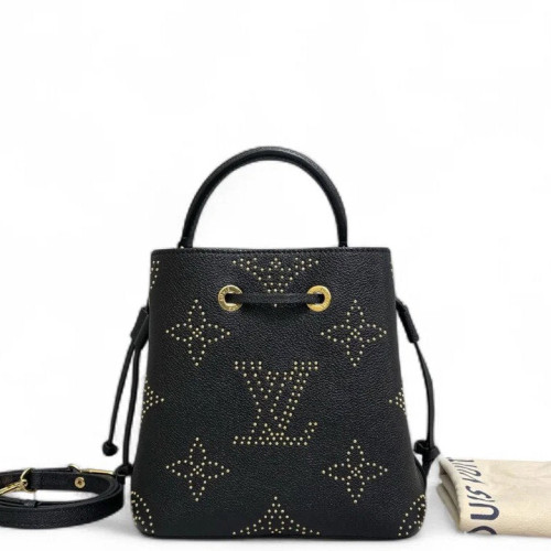 Louis Vuitton Studded Neonoe BB Calfskin Black Louis Vuitton Studded Neonoe BB Calfskin Black