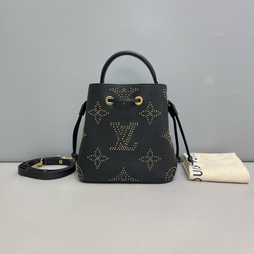 Louis Vuitton Studded Neonoe BB Calfskin Black Louis Vuitton Studded Neonoe BB Calfskin Black