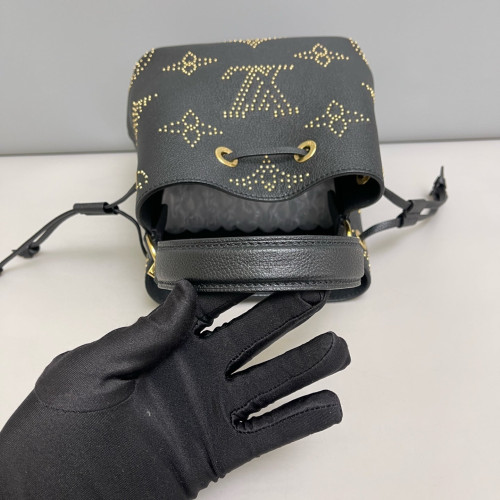 Louis Vuitton Studded Neonoe BB Calfskin Black Louis Vuitton Studded Neonoe BB Calfskin Black