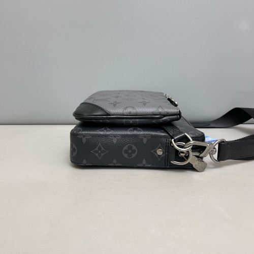 Louis Vuitton Trio Messenger Bag Monogram Black Grey