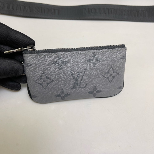 Louis Vuitton Trio Messenger Bag Monogram Black Grey