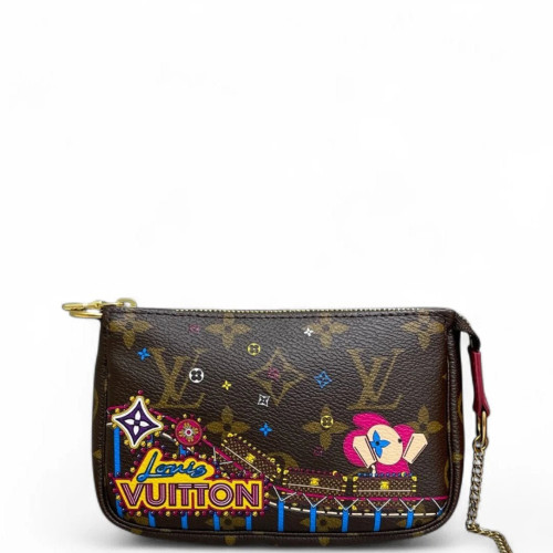 Louis Vuitton Pochette Mini Accessories Monogram Brown Louis Vuitton Pochette Mini Accessories Monogram Brown