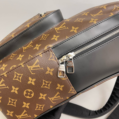Louis Vuitton Josh Backpack Monogram Brown Black