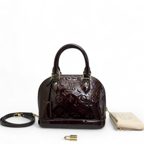 Louis Vuitton Alma BB Vernis Amarante