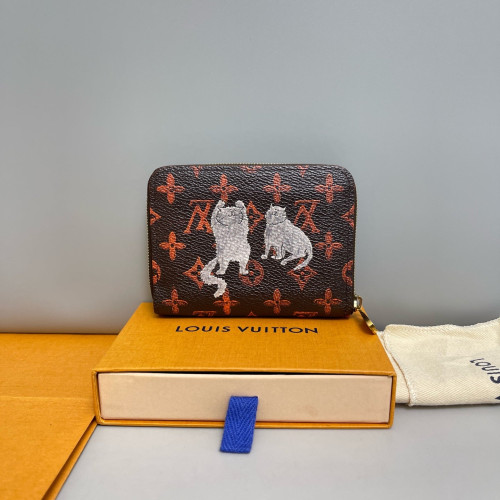Louis Vuitton Zippy Coin Purse Monogram Brown