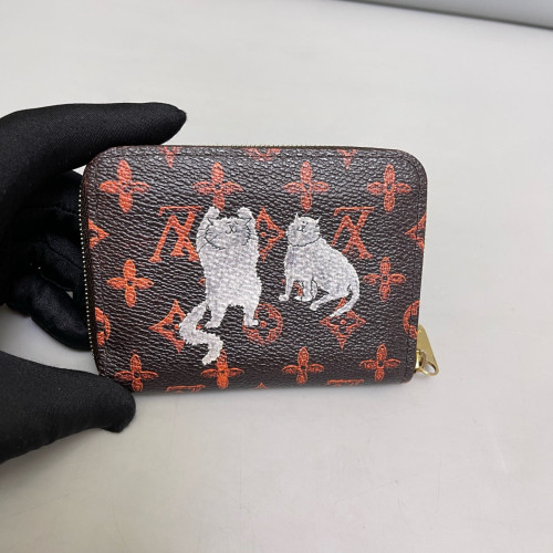 Louis Vuitton Zippy Coin Purse Monogram Brown