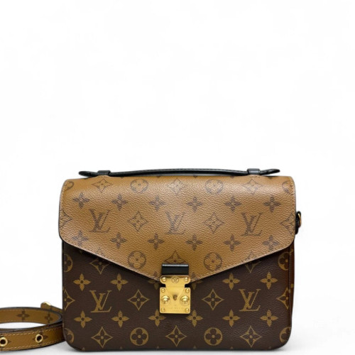 Louis Vuitton Pochette Metis Reverse Monogram Brown Louis Vuitton Pochette Metis Reverse Monogram Brown