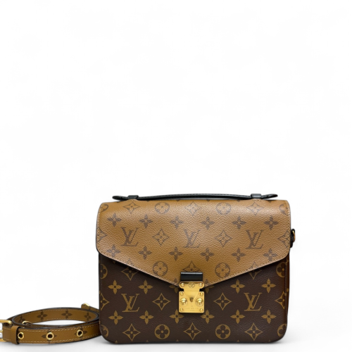 Louis Vuitton Pochette Metis Reverse Monogram Brown Louis Vuitton Pochette Metis Reverse Monogram Brown