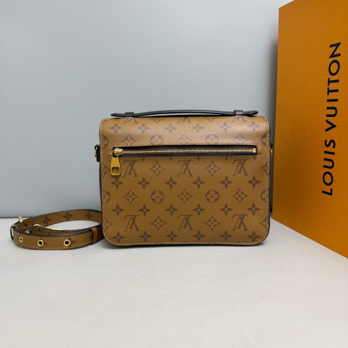 Louis Vuitton Pochette Metis Reverse Monogram Brown Louis Vuitton Pochette Metis Reverse Monogram Brown