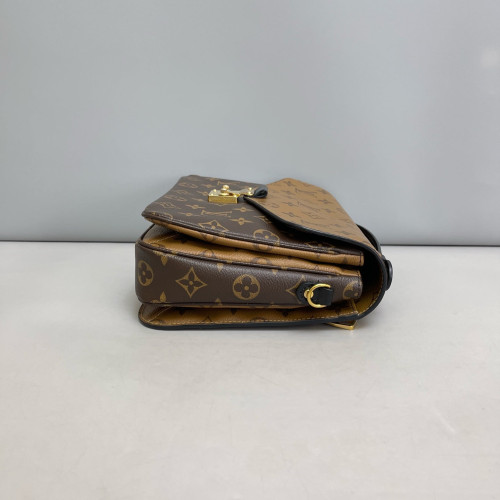 Louis Vuitton Pochette Metis Reverse Monogram Brown Louis Vuitton Pochette Metis Reverse Monogram Brown