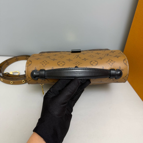 Louis Vuitton Pochette Metis Reverse Monogram Brown Louis Vuitton Pochette Metis Reverse Monogram Brown