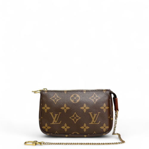 Louis Vuitton Pochette Mini Accessories Monogram Brown