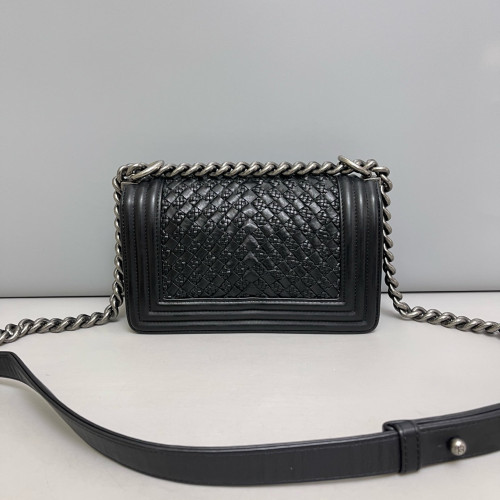 Chanel Small Boy Flap Calfskin Black