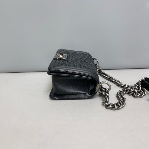 Chanel Small Boy Flap Calfskin Black