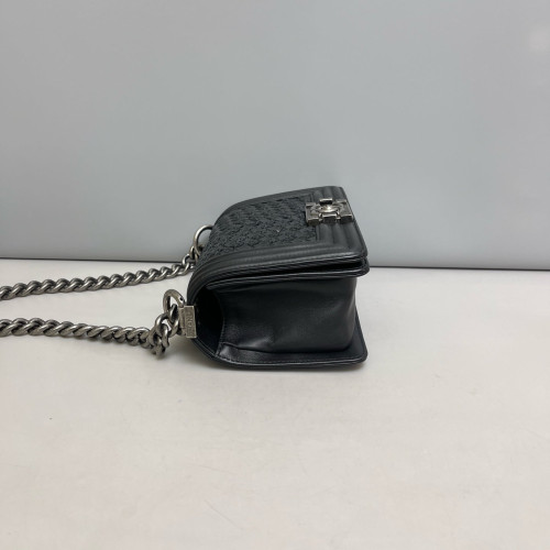 Chanel Small Boy Flap Calfskin Black