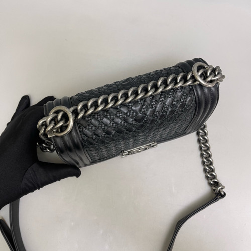 Chanel Small Boy Flap Calfskin Black