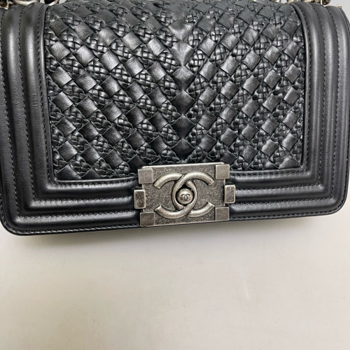 Chanel Small Boy Flap Calfskin Black