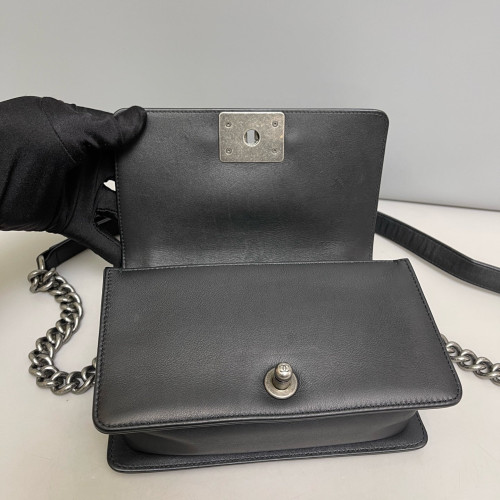 Chanel Small Boy Flap Calfskin Black