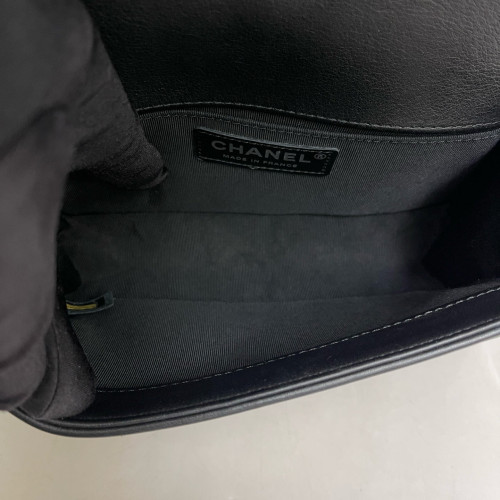 Chanel Small Boy Flap Calfskin Black