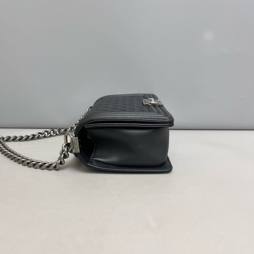 Chanel Quilted Medium Boy Flap Calfskin Black
