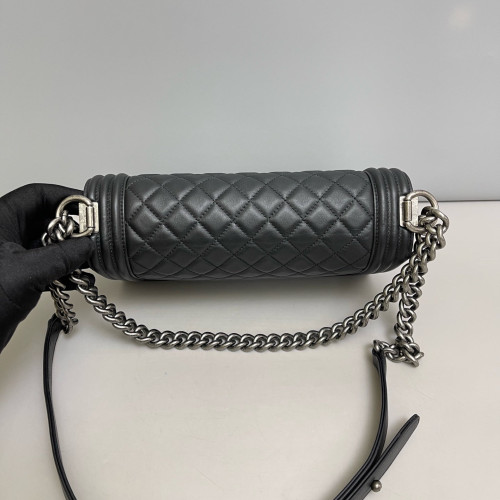 Chanel Quilted Medium Boy Flap Calfskin Black