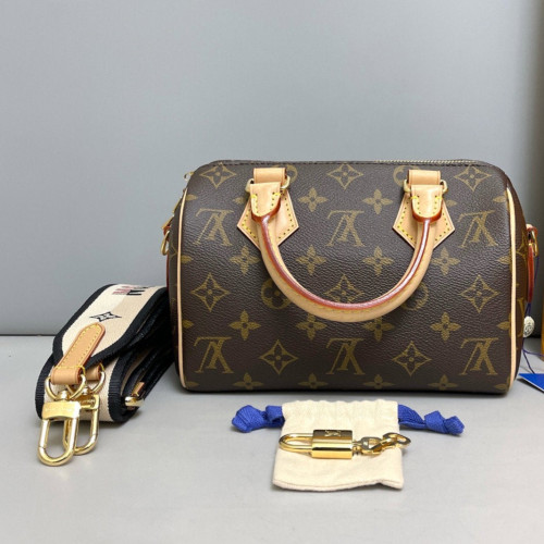 Louis Vuitton Speedy Bandouliere 20 Monogram Brown