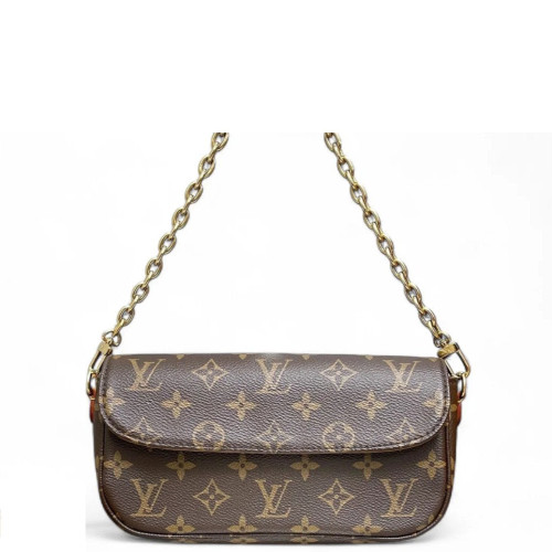 Louis Vuitton Ivy Wallet On Chain Monogram Brown