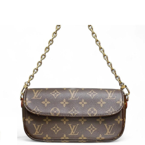 Louis Vuitton Ivy Wallet On Chain Monogram Brown