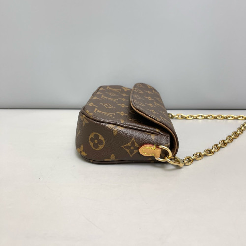Louis Vuitton Ivy Wallet On Chain Monogram Brown