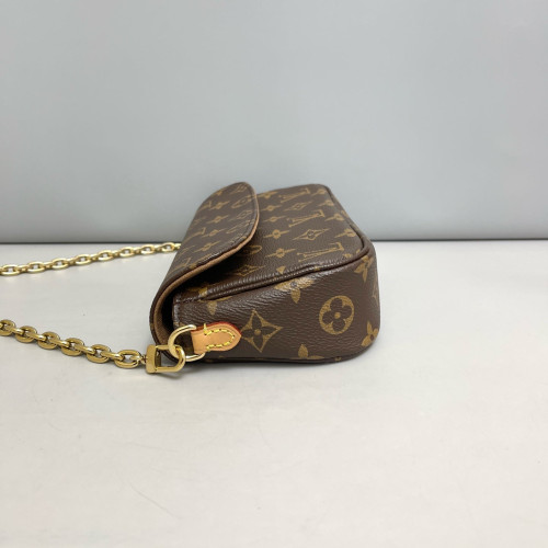 Louis Vuitton Ivy Wallet On Chain Monogram Brown