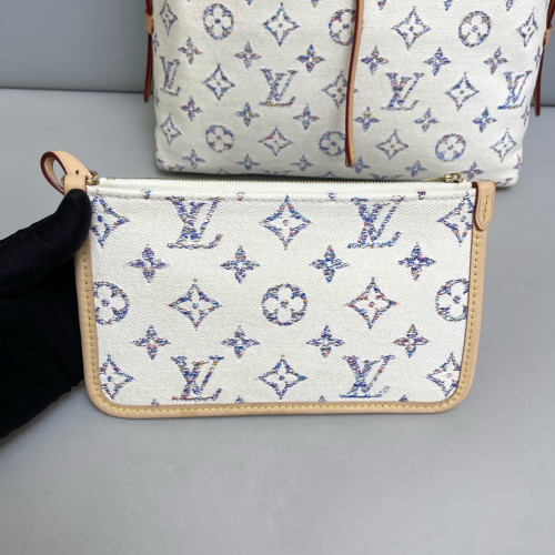 Louis Vuitton Carryall PM Monogram Idylle White Blue Louis Vuitton Carryall PM Monogram Idylle White Blue