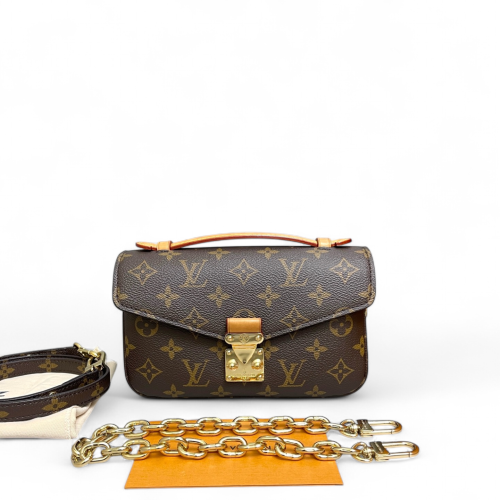 Louis Vuitton Pochette Metis East West Monogram Brown