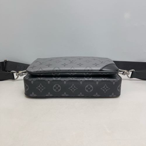 Louis Vuitton Trio Messenger Bag Reverse Monogram Black Grey