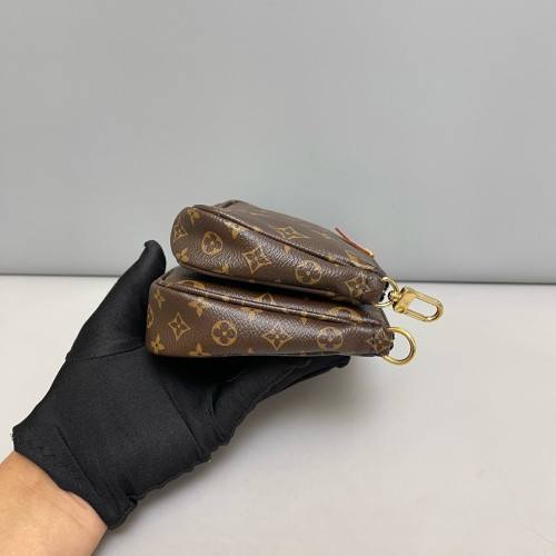 Louis Vuitton Multi Pochette Accessories Monogram Brown Green