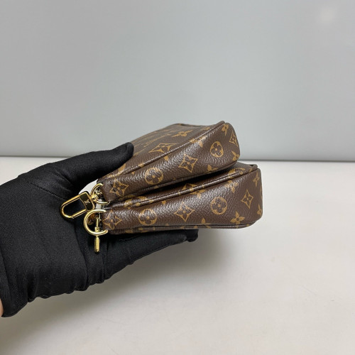 Louis Vuitton Multi Pochette Accessories Monogram Brown Green