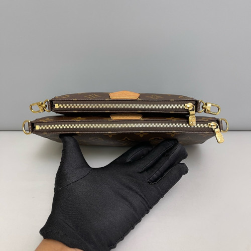 Louis Vuitton Multi Pochette Accessories Monogram Brown Green
